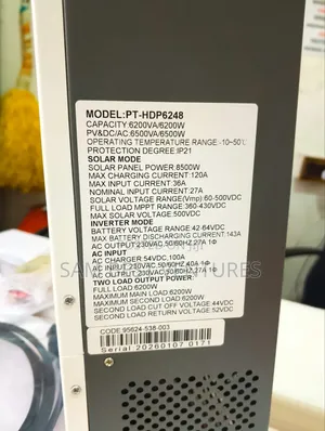 6.2kva 48v Sunfit Hybrid Inverter