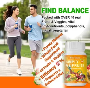 Wins Jown Simply Fruit Whole Food Multivitamin Capsules (90 Capsules)