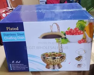 8l Gold Chaffing Dish