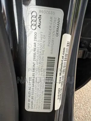 Audi A7 2012 Black