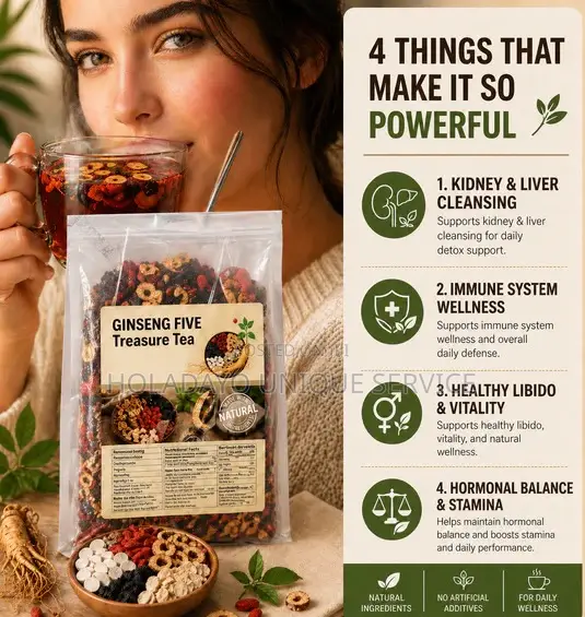 Ginseng Five Treasures Tea