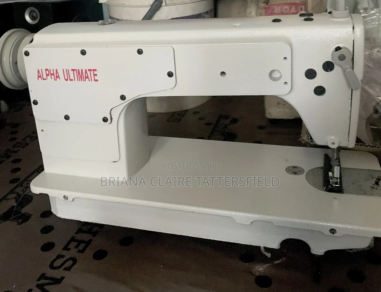  Alpha Ultimate Industrial Sewing Machine – Complete Set