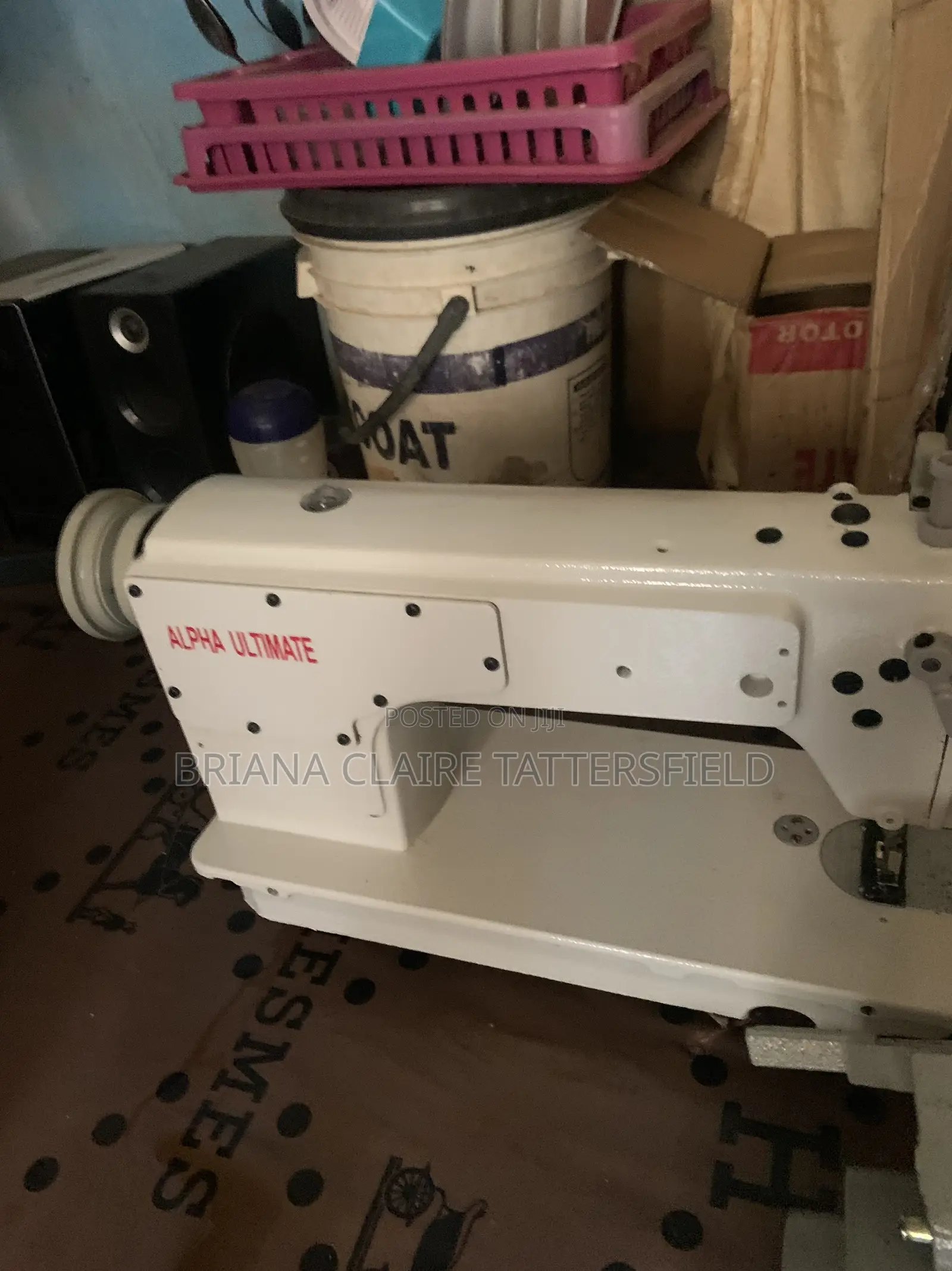  Alpha Ultimate Industrial Sewing Machine – Complete Set