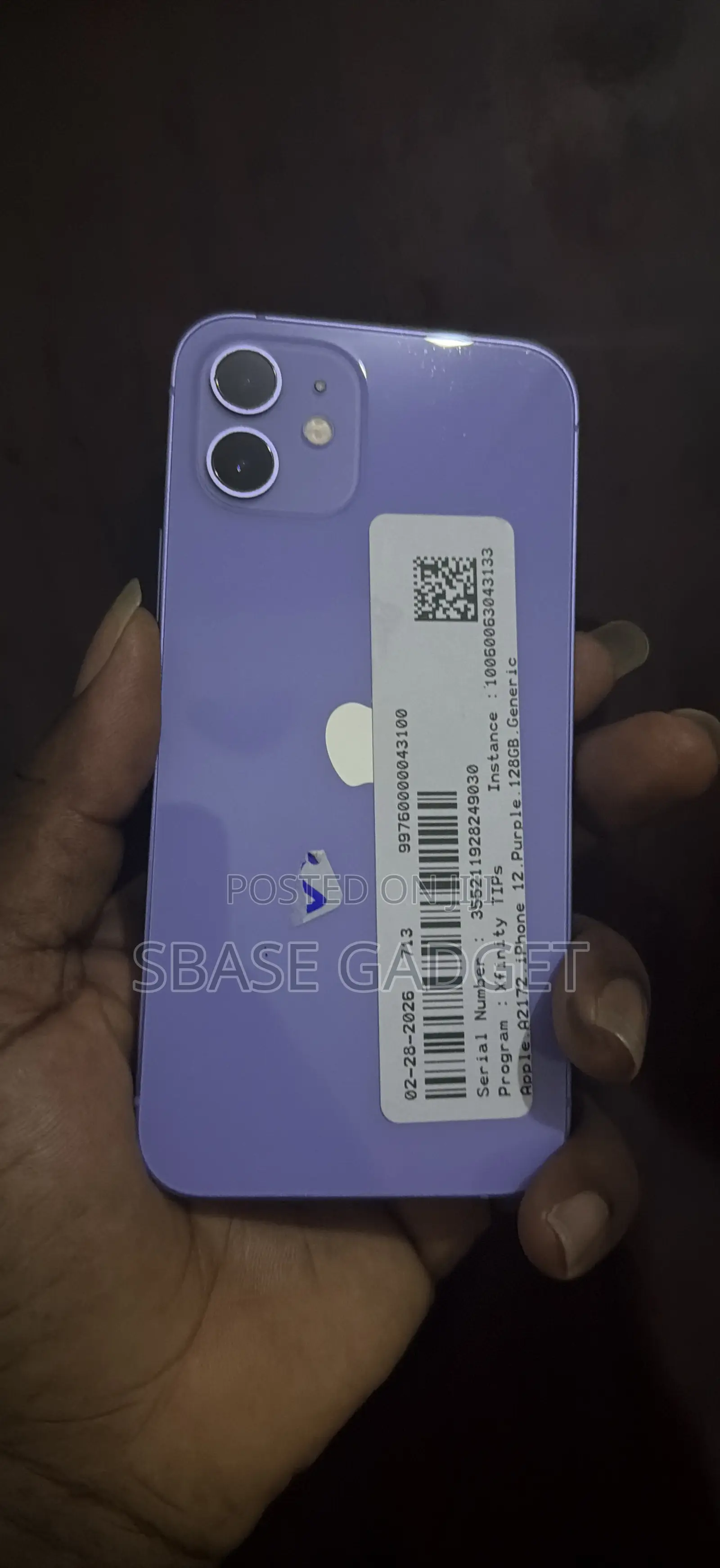 Apple iPhone 12 128 GB Purple
