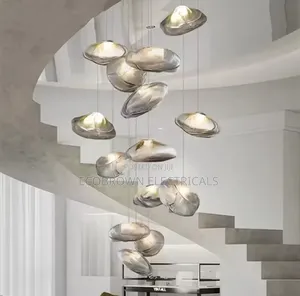 Staircase Chandelier for Big House's Model Interior