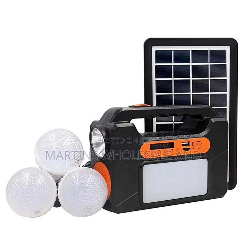 Portable Solar Lighting System, Likely the Easy Power Ep-0138 or a Sim