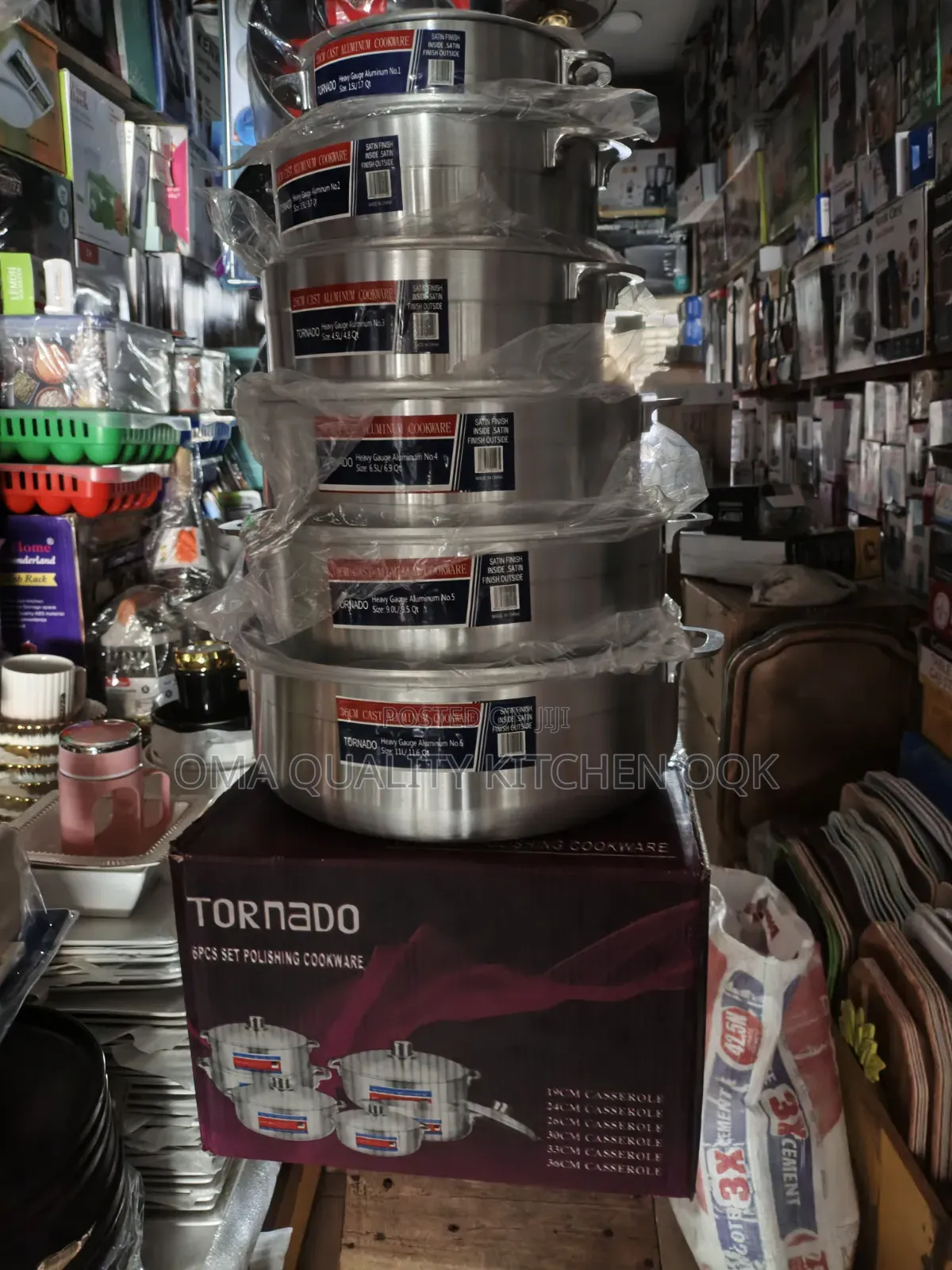 Tornado 6 PCS Polishing Cookware