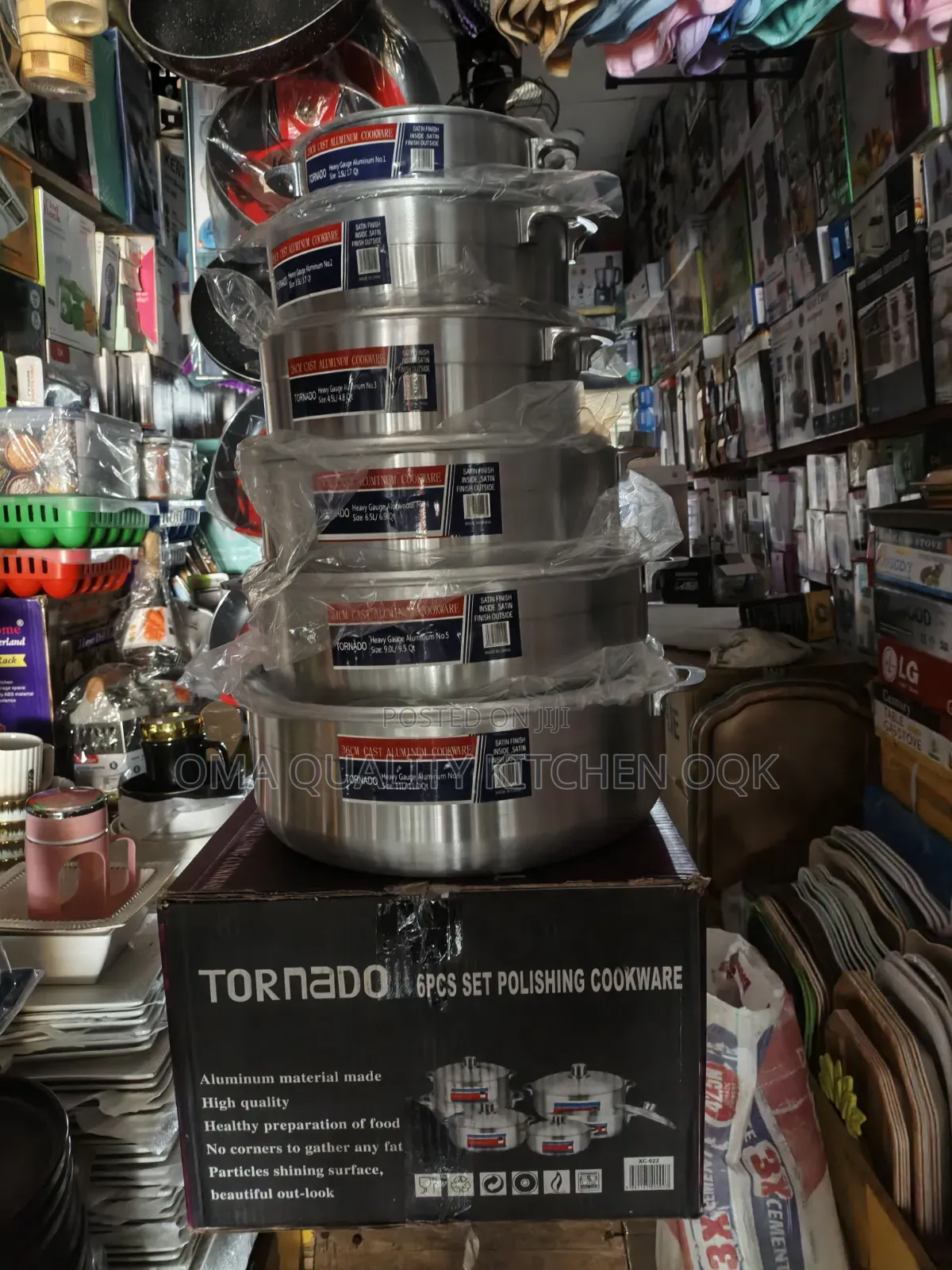 Tornado 6 PCS Polishing Cookware