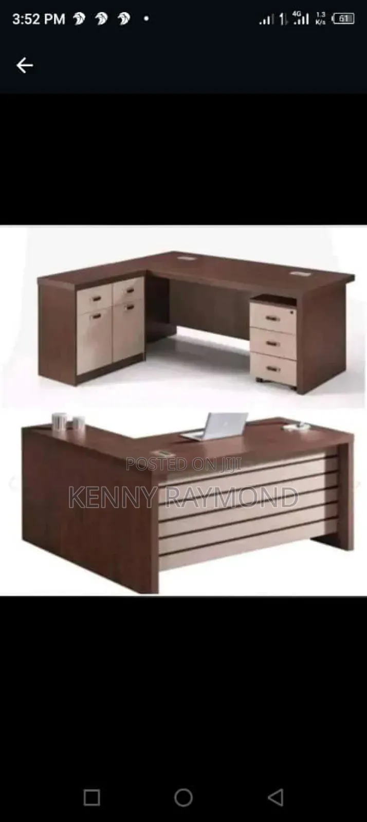 Executive Office Table With Side Extension