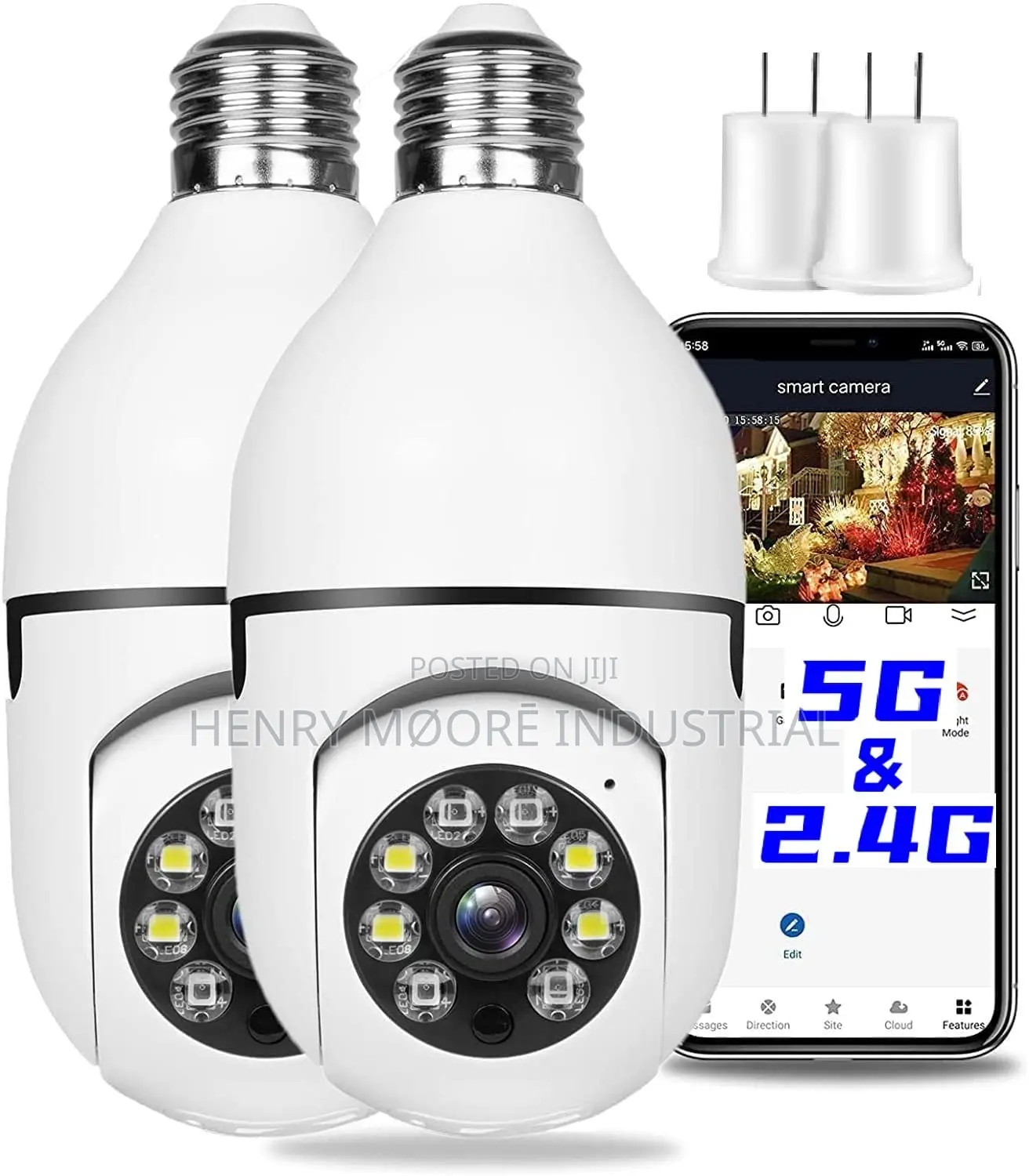 Wireless 360 Rotate Auto Tracking Panoramic Bulb