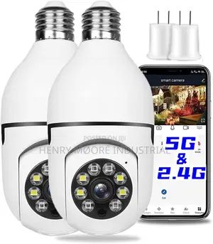 Wireless 360 Rotate Auto Tracking Panoramic Bulb