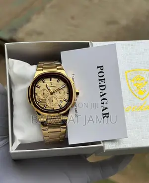 Poedagar Chronograph Date Stainless Steel Quartz Watch
