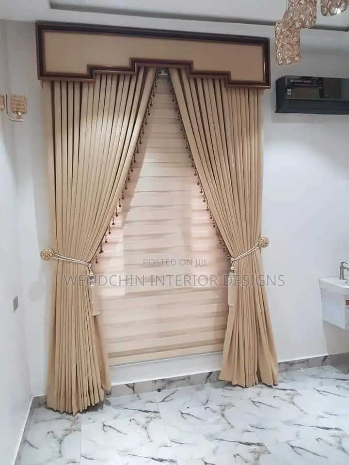 Curtain With Board Design
