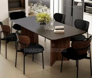 The Noir Walnut Dining Set
