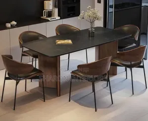 The Noir Walnut Dining Set
