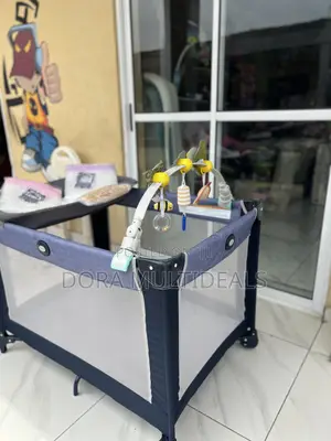 Graco Baby Playpen With Dresses, Rattle and Free New Net