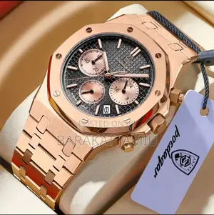 Poedagar Chronograph Water Resistant Watch