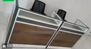 2 in 1 Straight Workstation Table With
