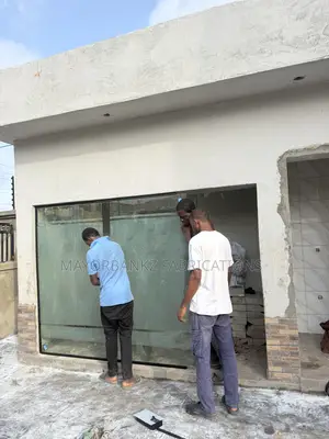Glass Partition With Door