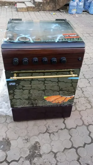 Maxi 60by60 Woody Color Four Burner One Electric Oven and Grill