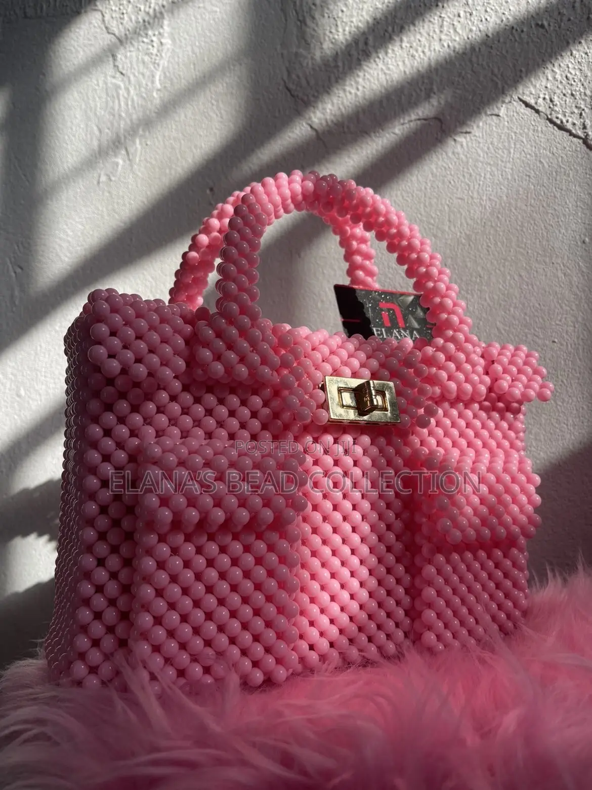 Sophisticated Beaded Office Bag