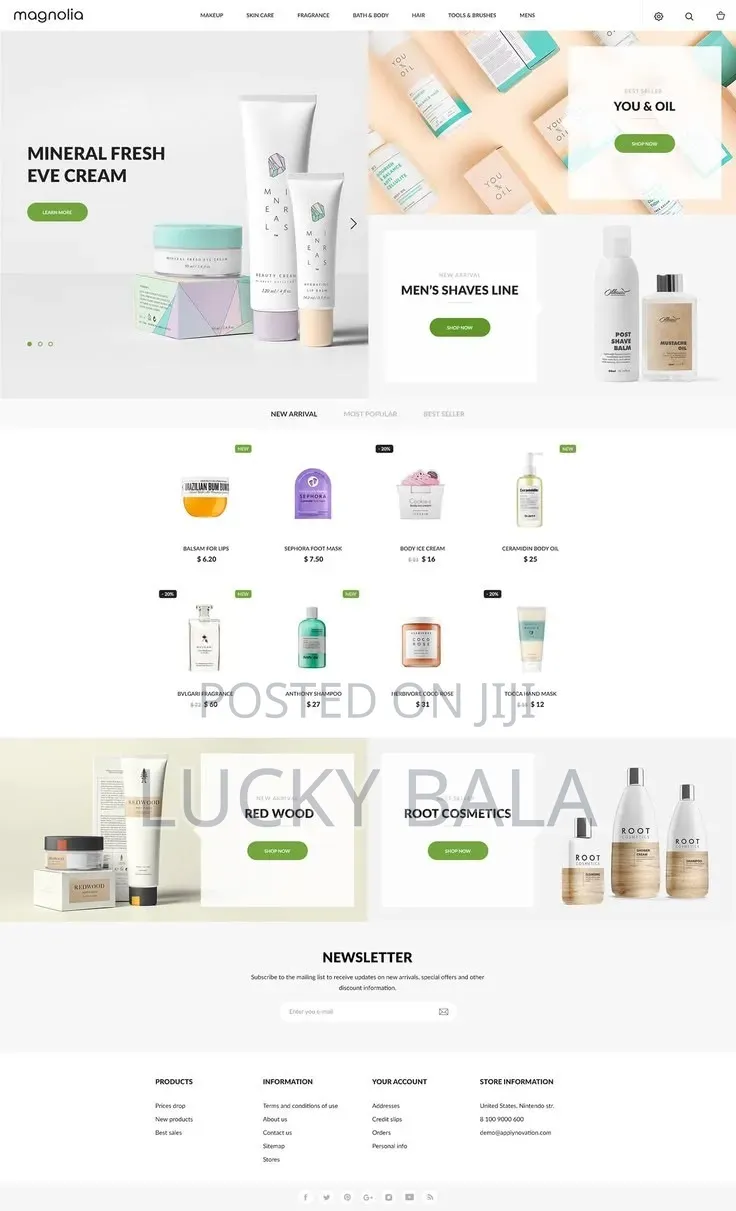 I Will Do Website Design , E-commerce Website