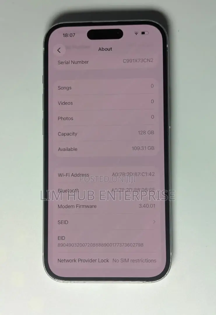 Apple iPhone 15 128 GB Blue