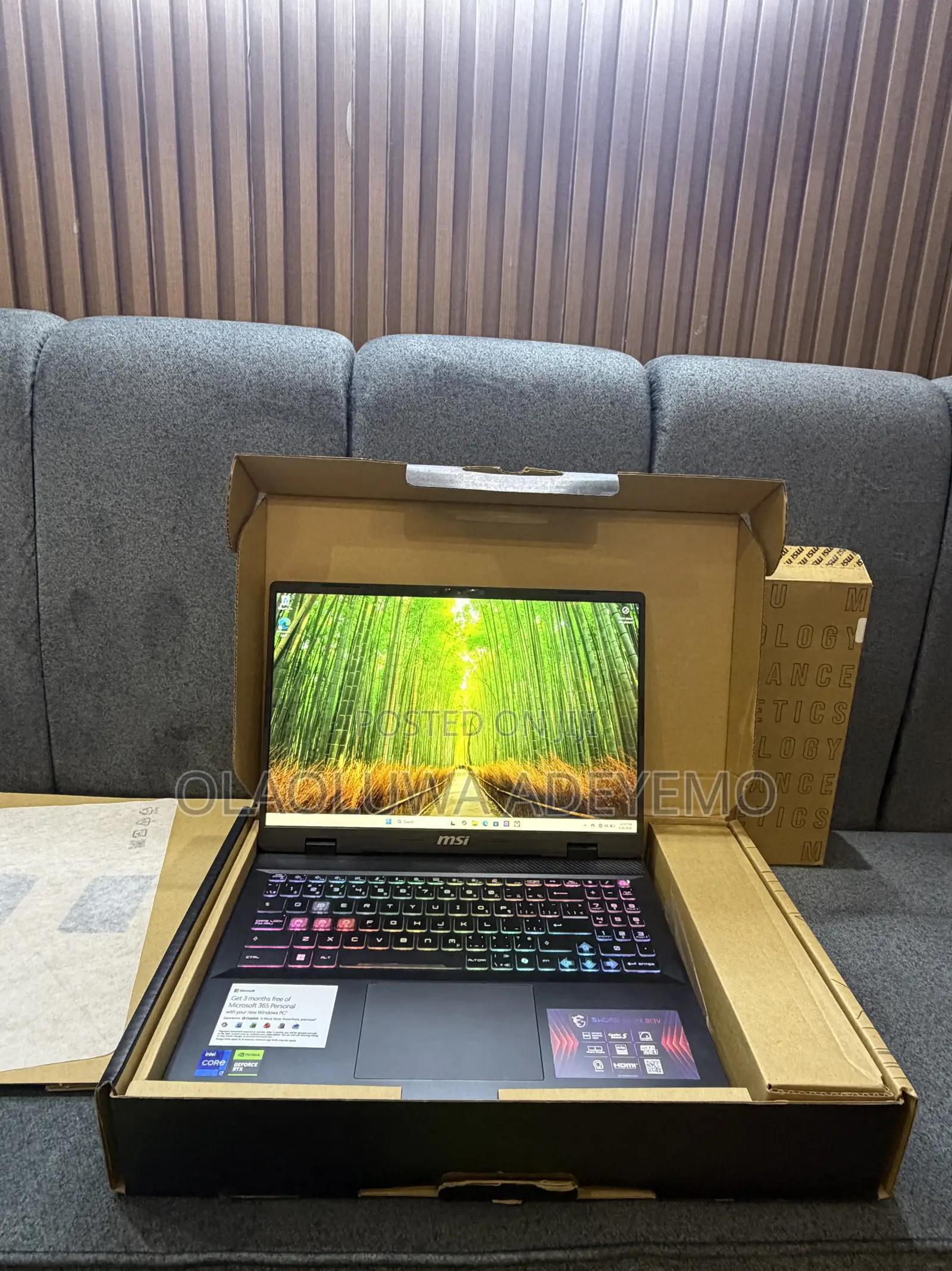 Laptop MSI MSI Sword 15 16GB Intel Core i7 SSD 1T