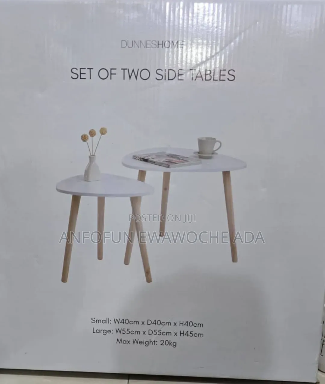 2pc Dunnes Nesting Coffee Table Set
