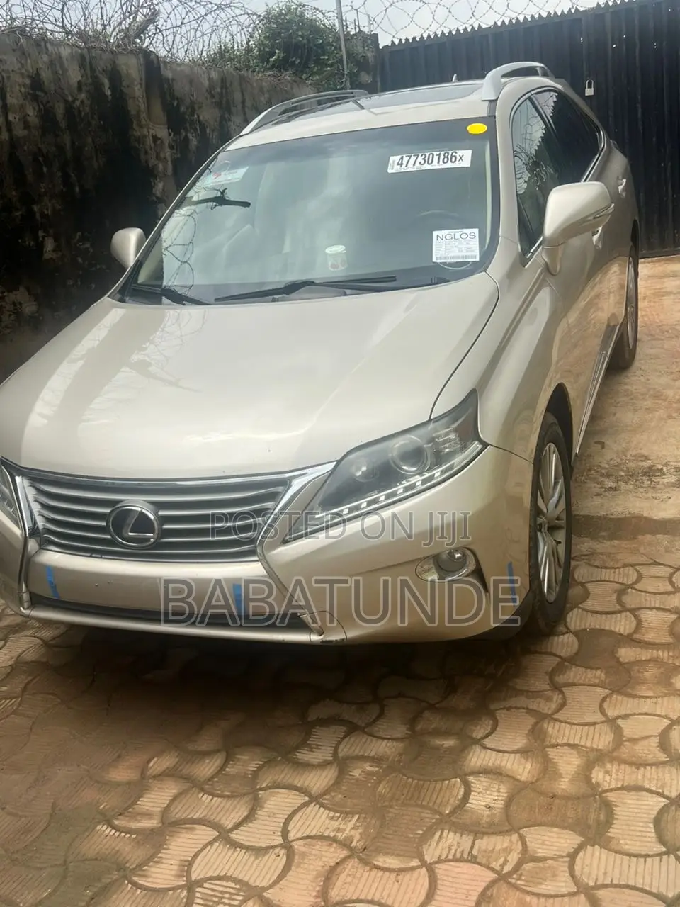 Lexus RX 2013 Gold