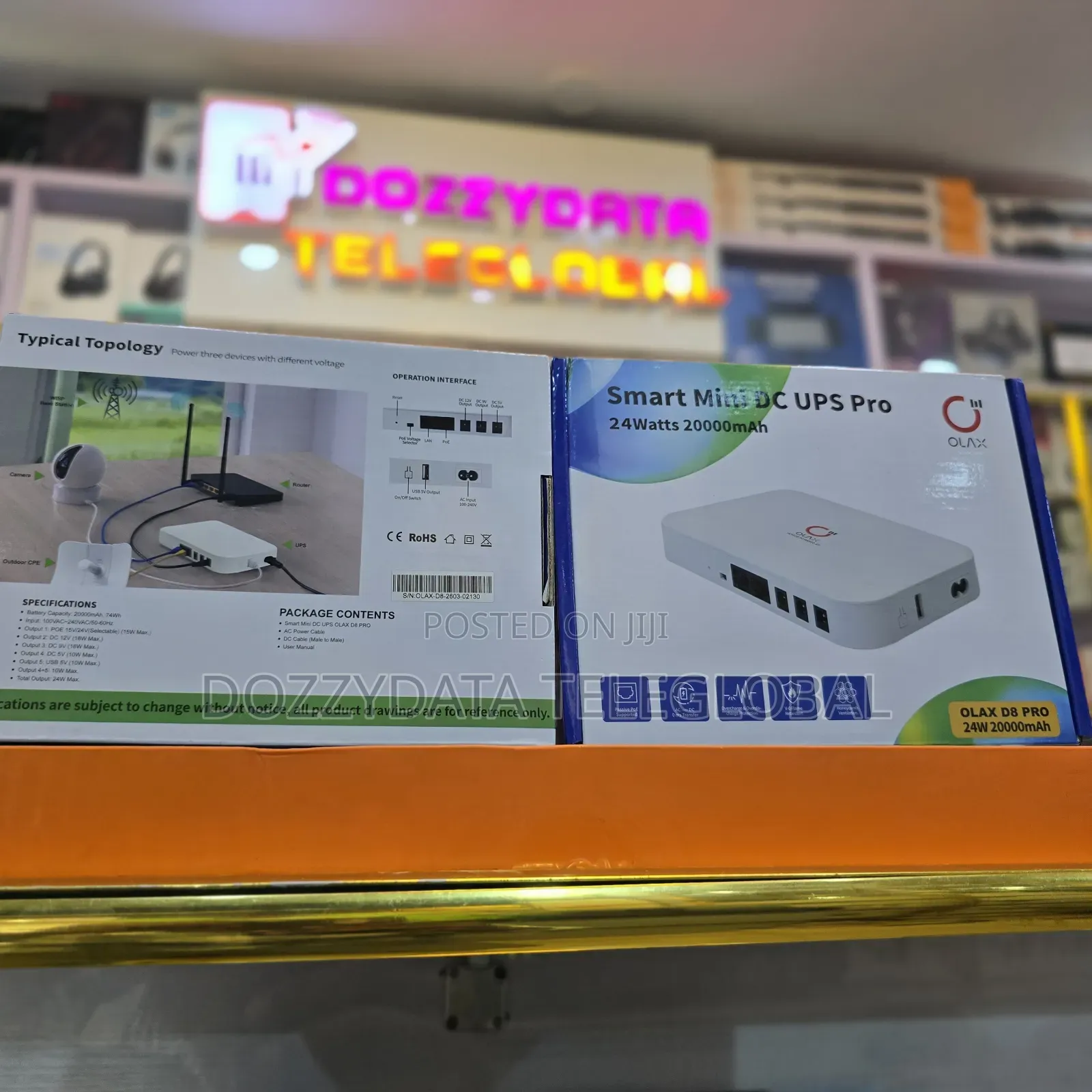 Olax Smart Mini Dc Ups Pro 24watts 20000mah