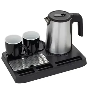 Hotel Guests Welcome Tray With Two Cups