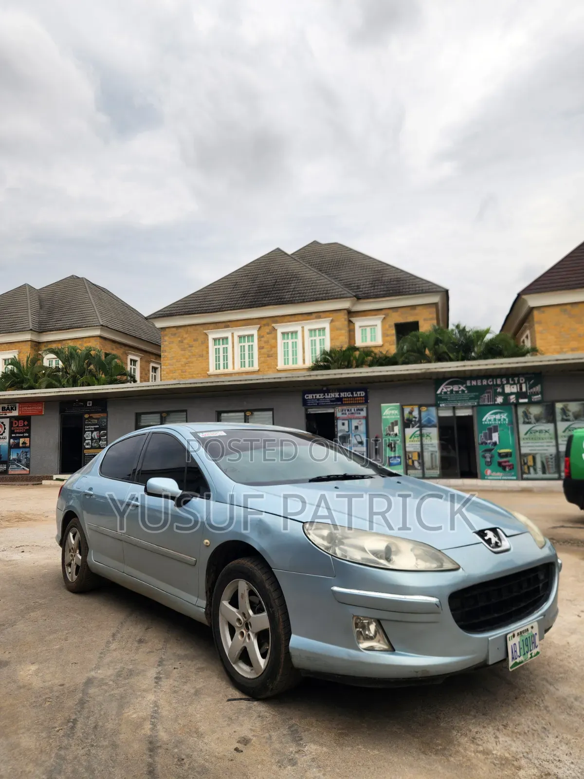 Peugeot 407 2008 Blue
