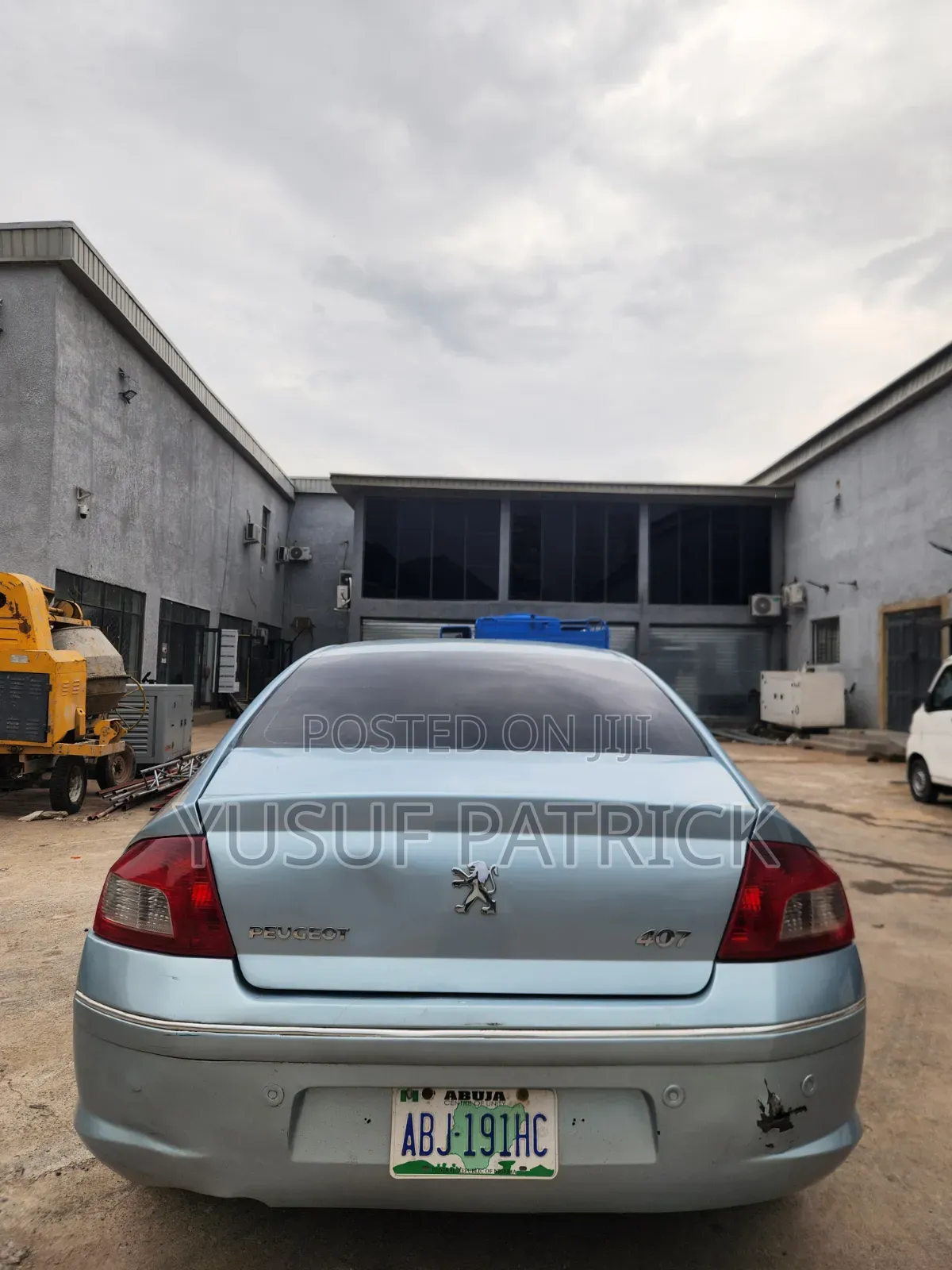 Peugeot 407 2008 Blue
