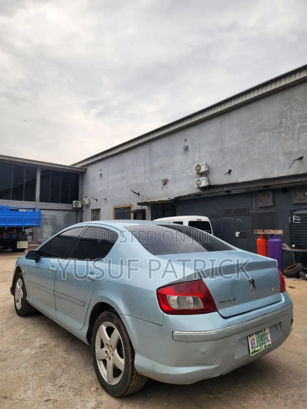 Peugeot 407 2008 Blue