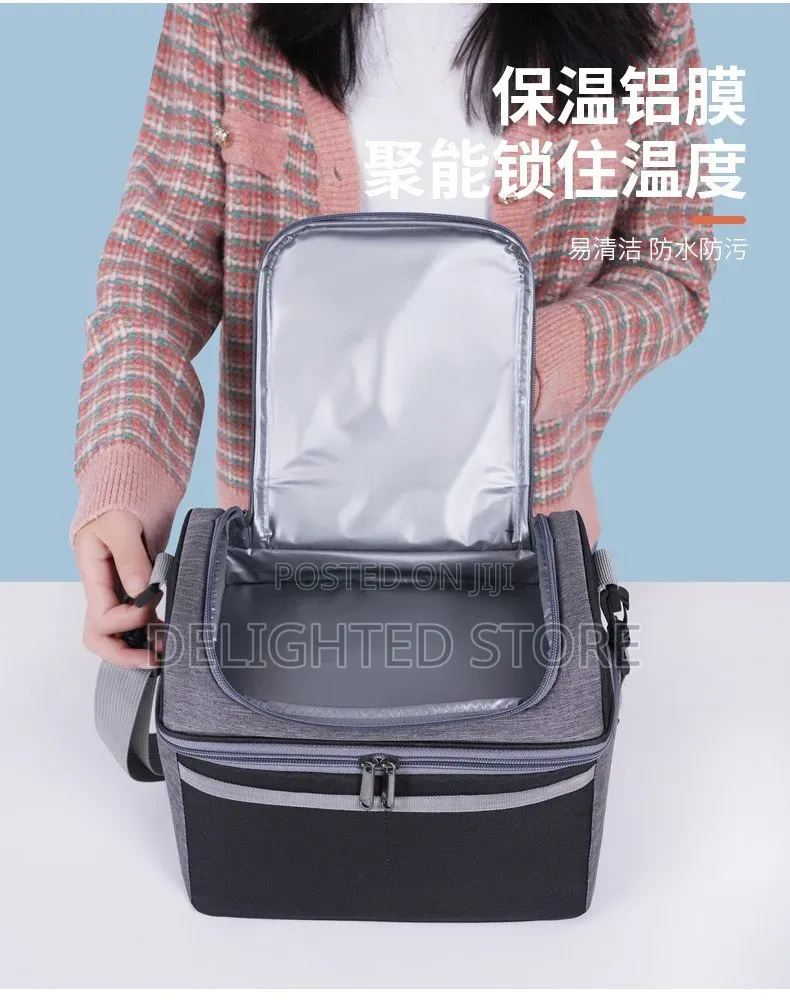Double Layer High Quality Multifunctional Insulated Lunch Bag