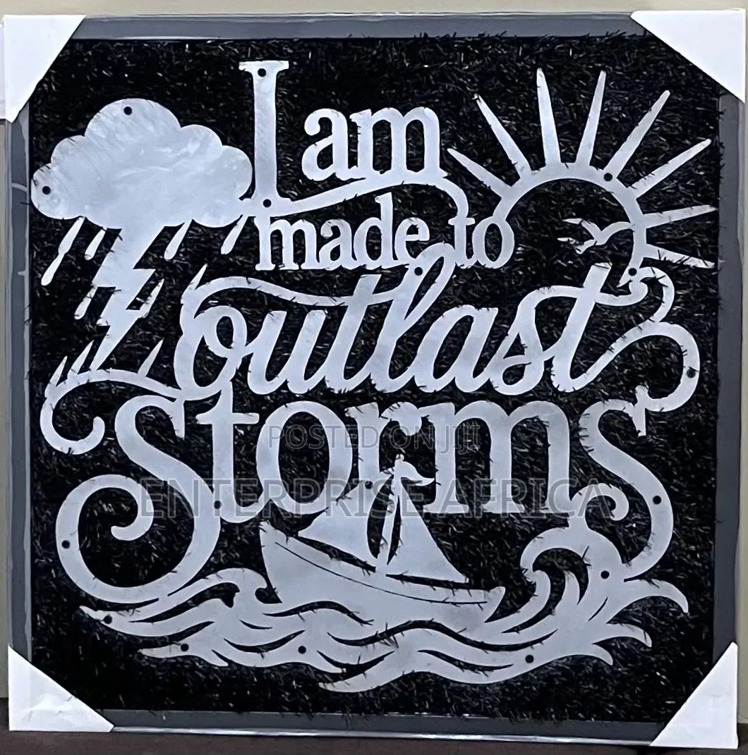 Metal on Board Wall Art
