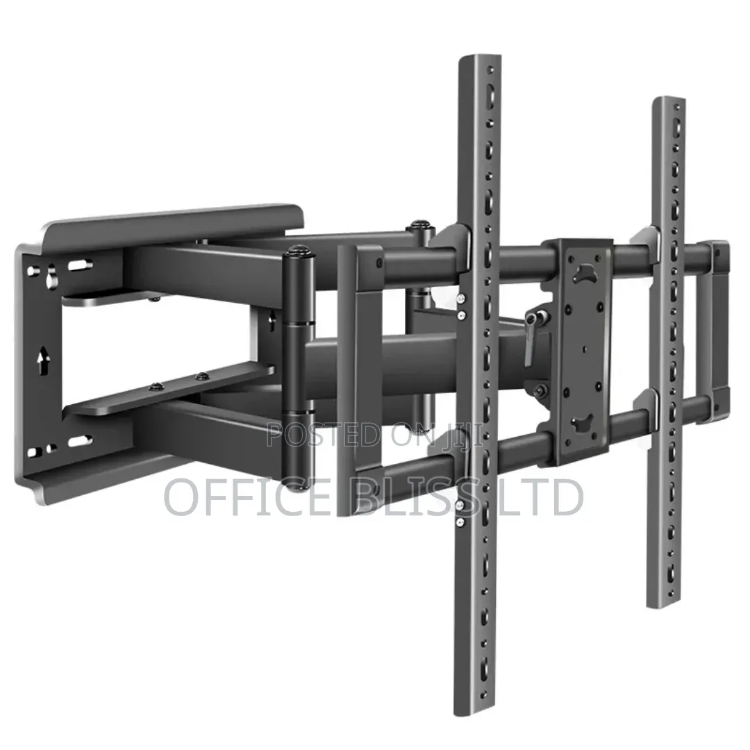 Cold Rolled Steel Full Motion Tv Wall Mount Bracket 55" - 100"
