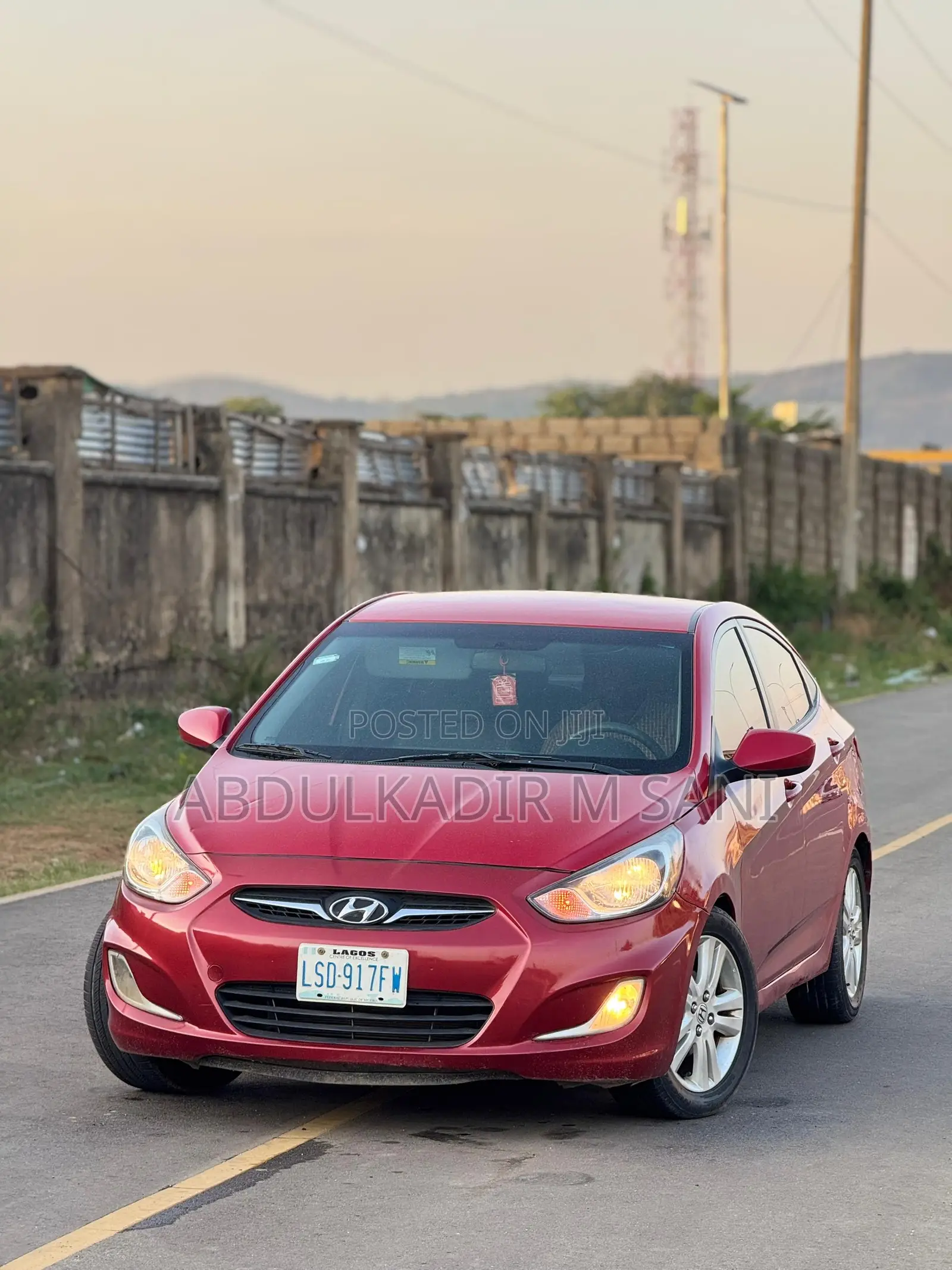 Hyundai Accent 2014 Red