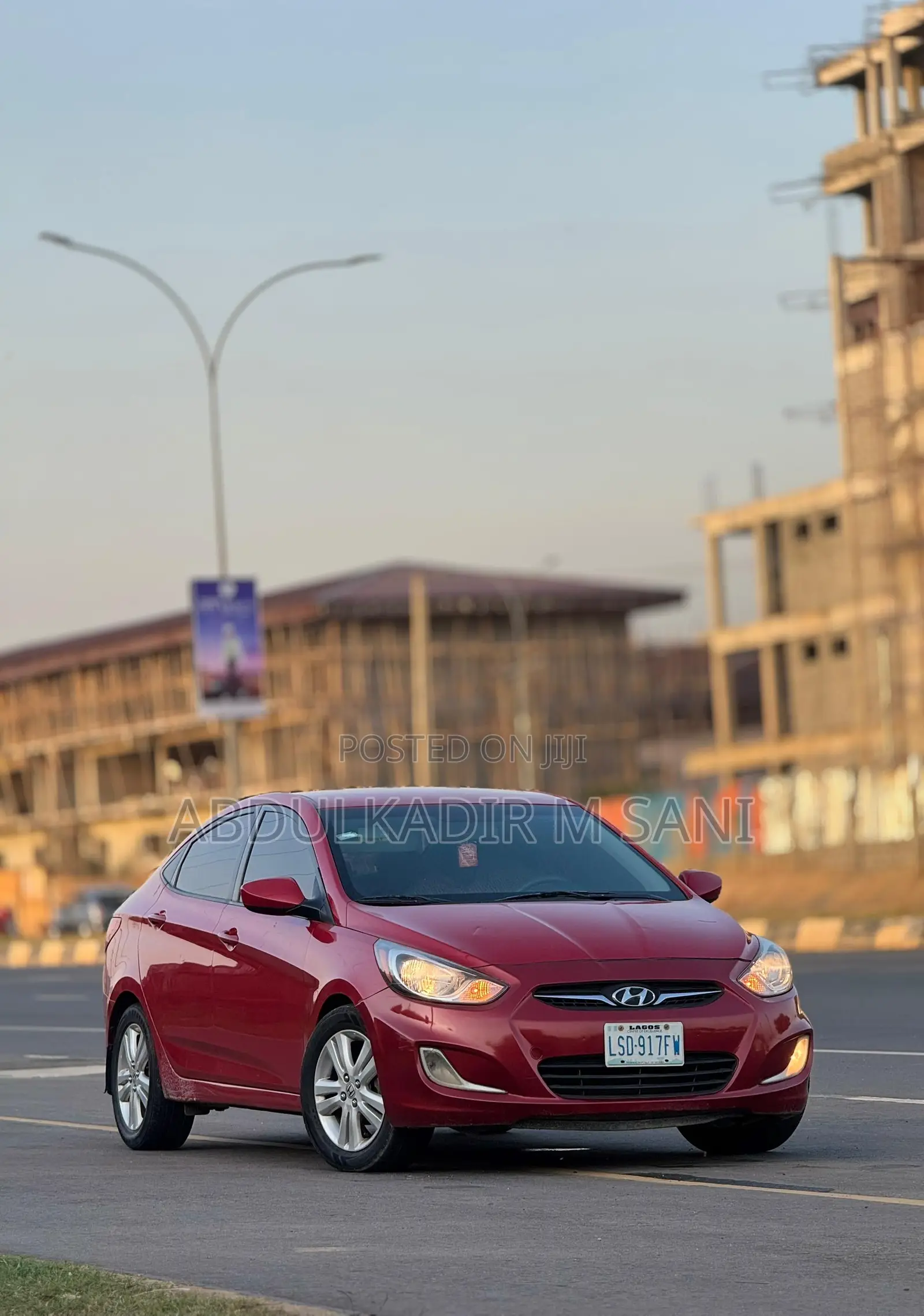 Hyundai Accent 2014 Red