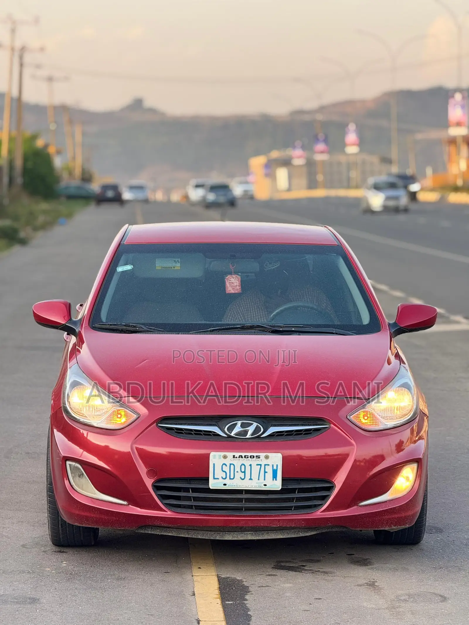 Hyundai Accent 2014 Red