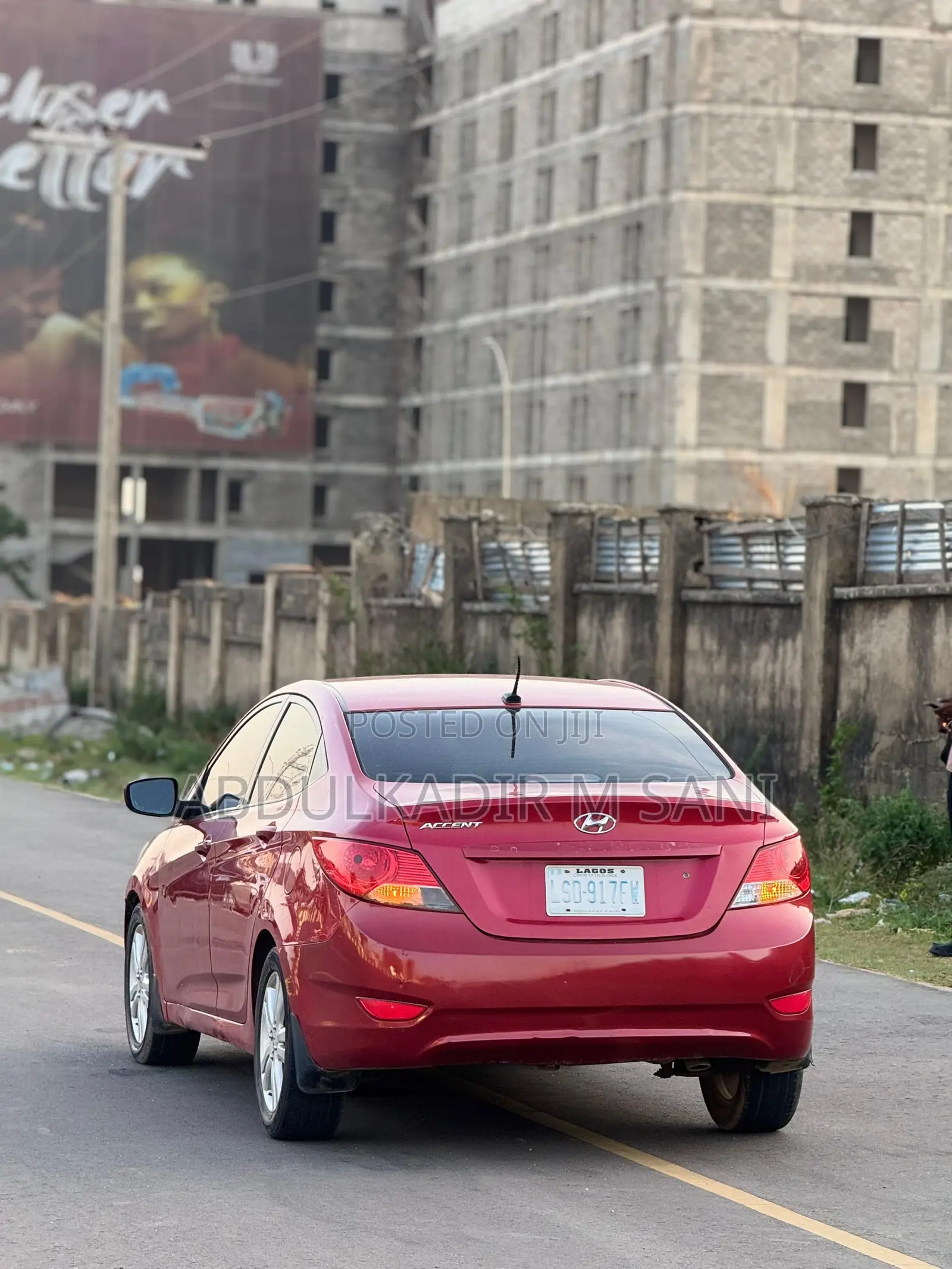 Hyundai Accent 2014 Red