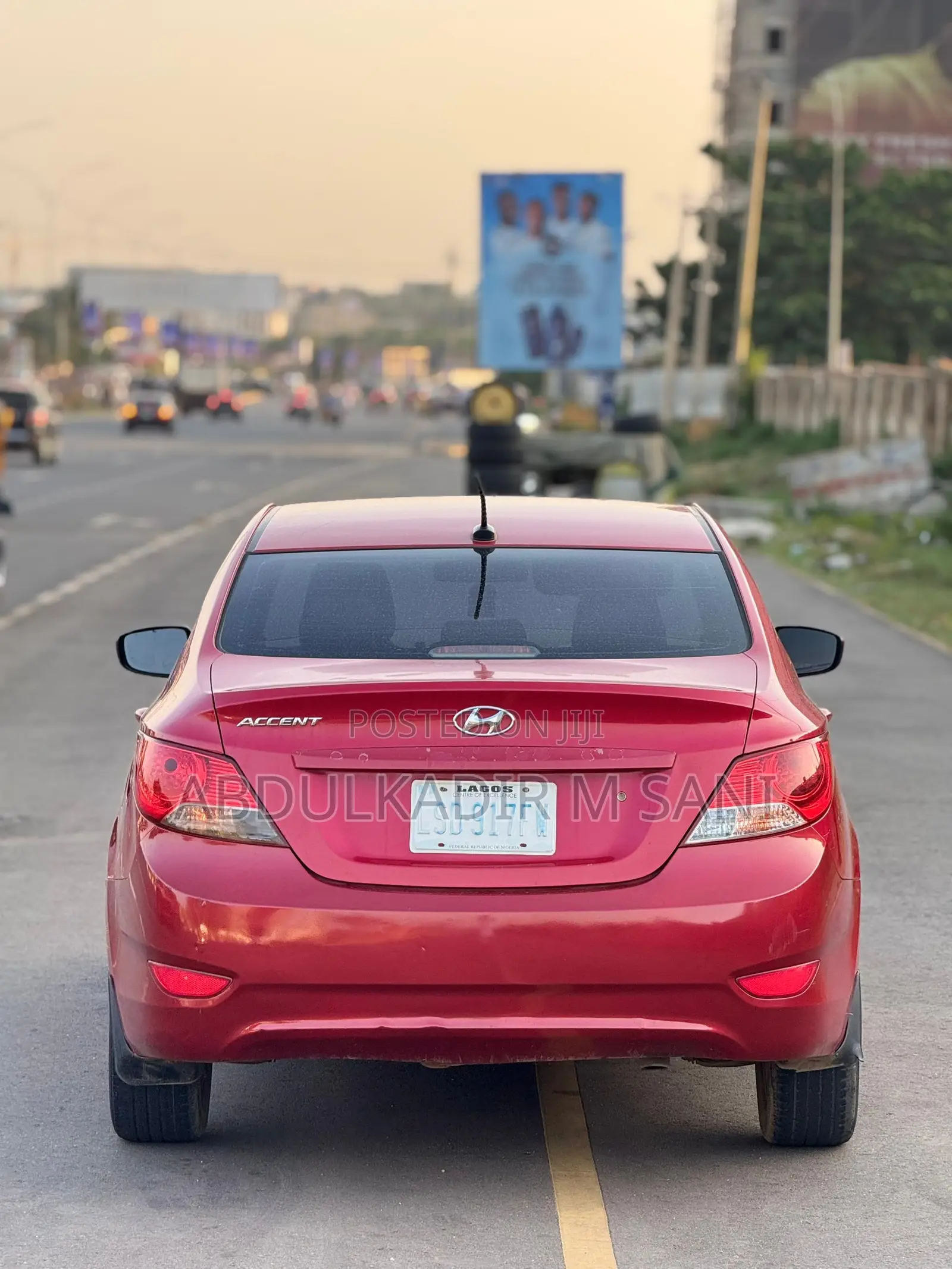 Hyundai Accent 2014 Red