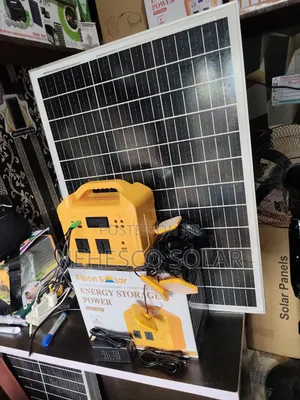500w Solar Generator With 100w Panel Plus 4 Led Bulbs