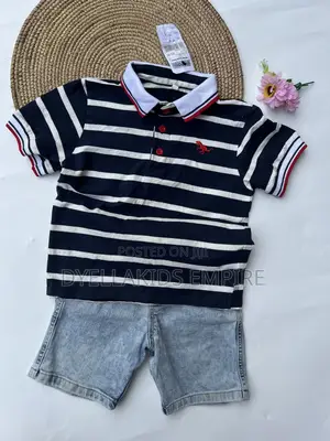 Cute T Shirt and Jeans Shorts