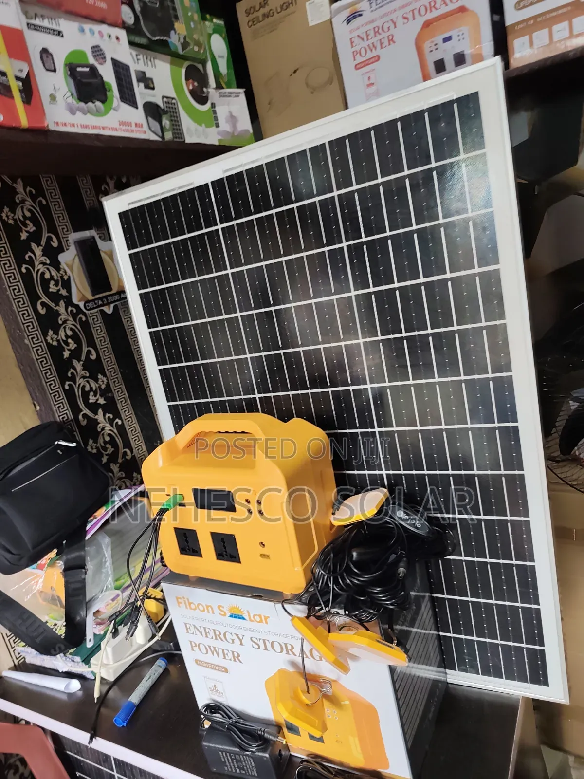 Portable Reliable 500w Solar Generator With 100w Panel