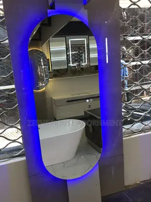 Full Length Mirror With Multiple Light Colors