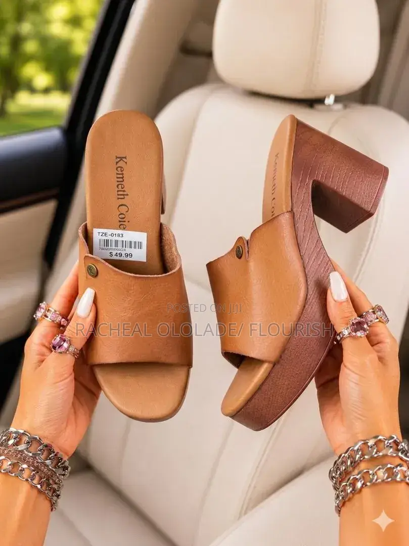 Classy Female Heel Slippers