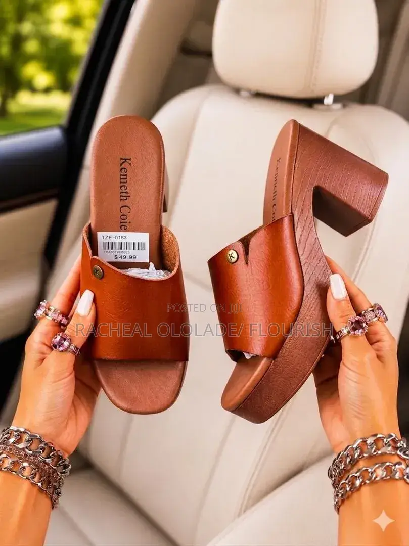 Classy Female Heel Slippers