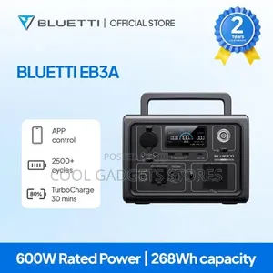 Bluetti Eb3a Portable Power Station 600w 268wh